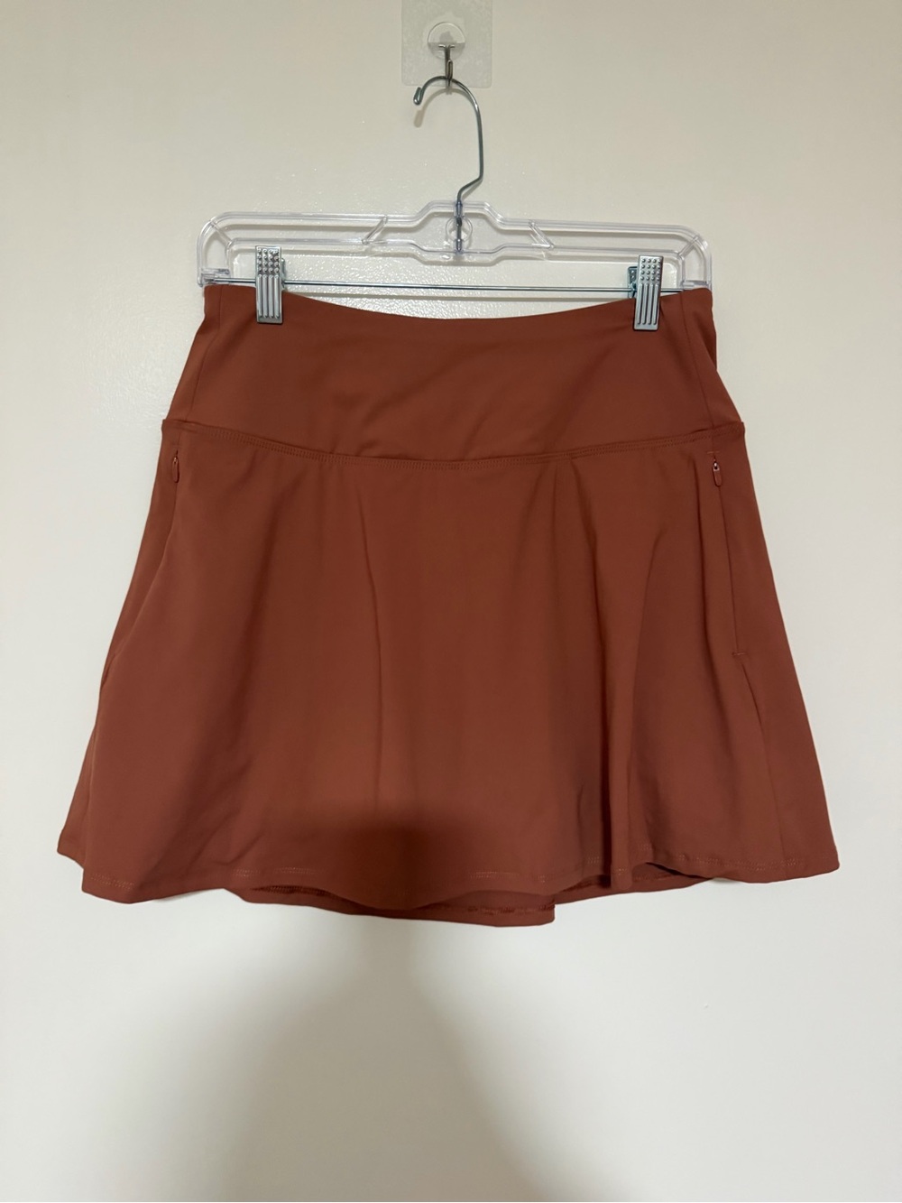 CALIA by Carrie Underwood Rust A-Line Active Skirt
